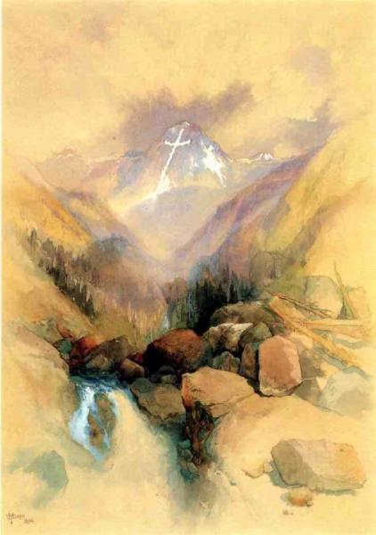 Mountain Of The Holy Cross by Thomas Moran