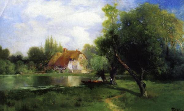 Near East Hampton, Long Island by Thomas Moran