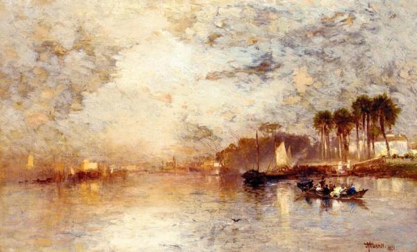 On The St. John's River, Florida by Thomas Moran