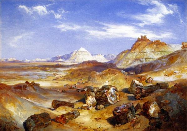 Petrified Forest by Thomas Moran