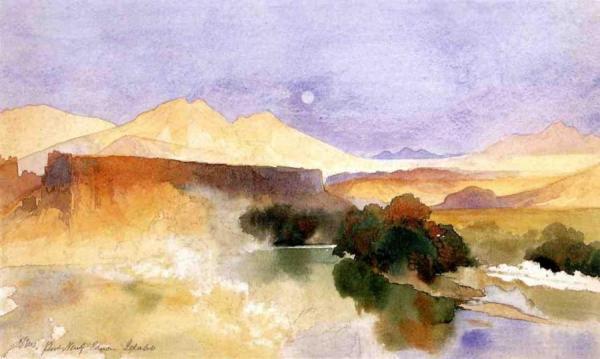Portneuf Canyon, Idaho by Thomas Moran Oil Painting Reproductions