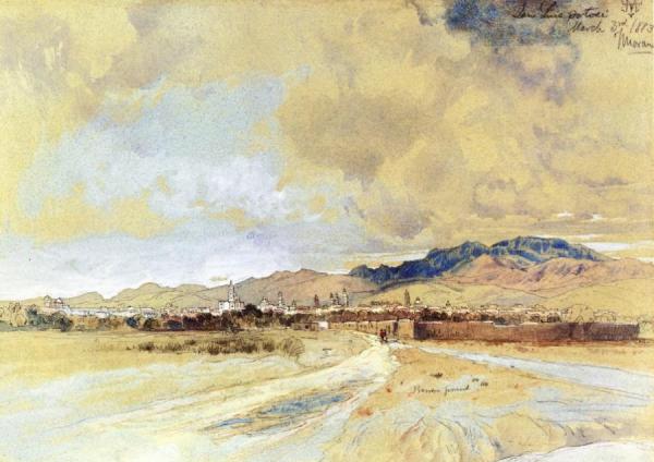 San Luis Postosi by Thomas Moran Oil Painting Reproductions