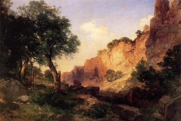 The Grand Canyon - Hance Trail by Thomas Moran