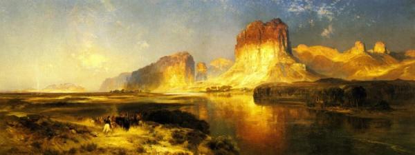 The Green River, Wyoming by Thomas Moran