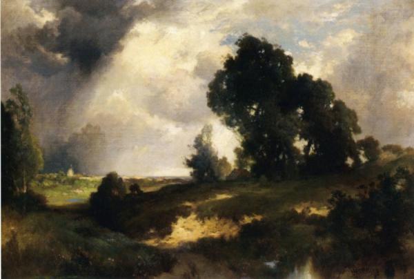 The Passing Shower by Thomas Moran