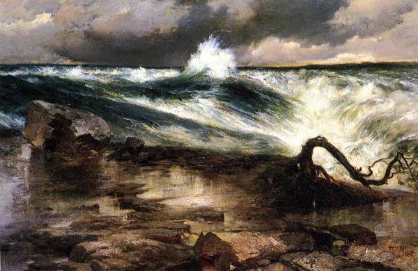 The Rapids Above Niagara by Thomas Moran Oil Painting Reproductions