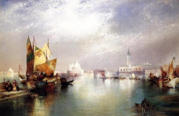 The Splendor Of Venice by Thomas Moran Oil Painting Reproductions