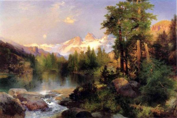 The Three Tetons by Thomas Moran