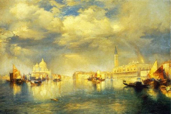 Venetian Scene by Thomas Moran