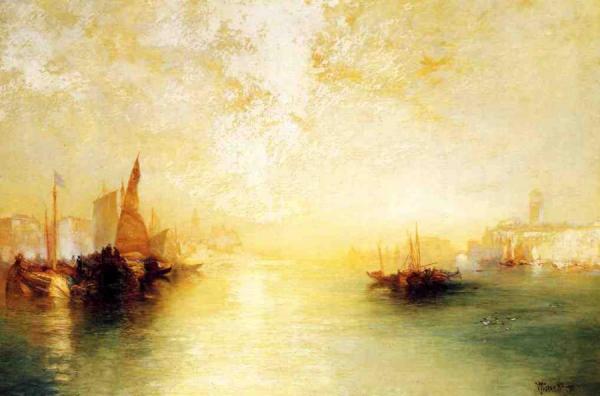 Venice by Thomas Moran Oil Painting Reproductions