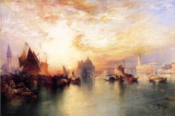 Venice, From Near San Giorgio by Thomas Moran