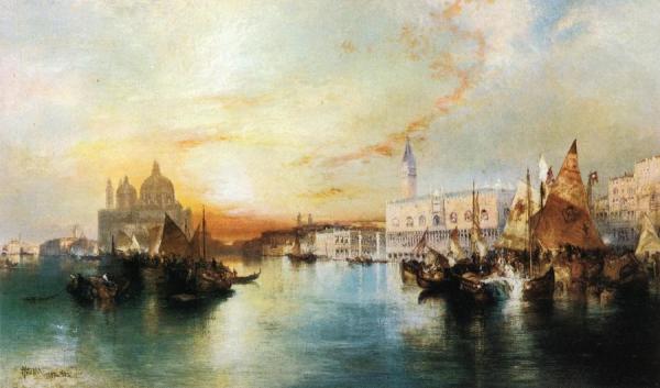 Venice From The Lagoon by Thomas Moran