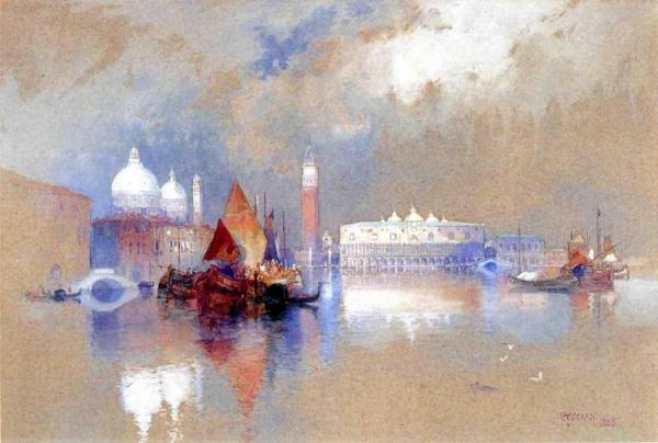 View Of Venice by Thomas Moran