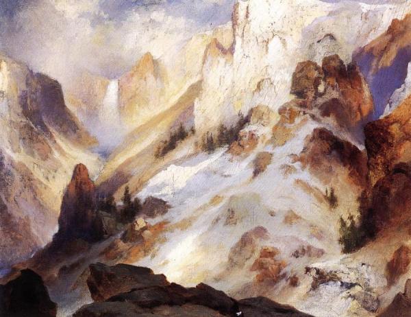 Yellowstone Canyon by Thomas Moran
