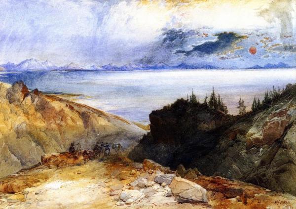 Yellowstone Lake by Thomas Moran