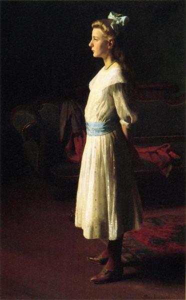 Thomas Pollack Anshutz Portrait Of Margaret Perot