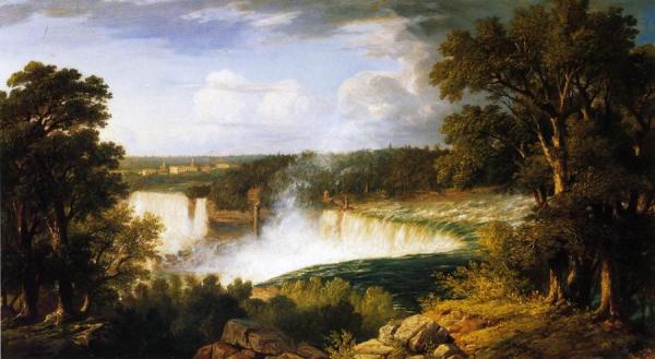 Niagara Falls by Thomas Pritchard Rossiter Oil Painting Reproductions