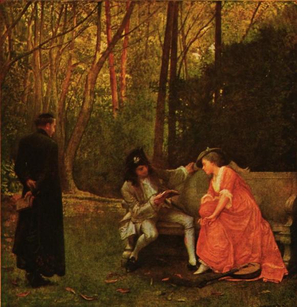 The Sorrow Of Love by Thomas Reynolds Lamont Oil Painting Reproductions