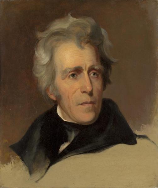 Andrew Jackson, 1845 by Thomas Sully