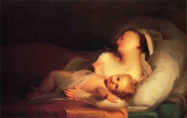 Mother And Child by Thomas Sully