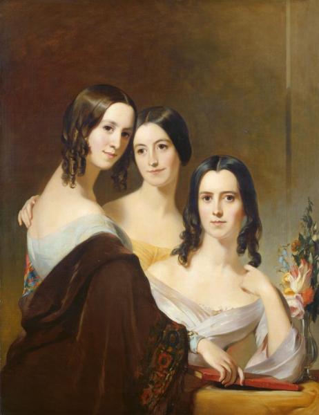 The Coleman Sisters, 1844 by Thomas Sully