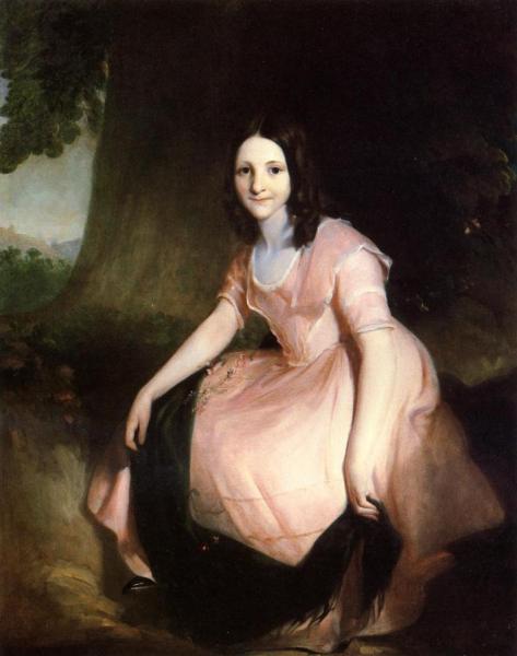 Young Girl In Pink by Thomas Sully