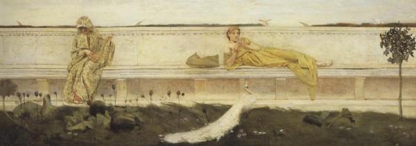 A Garden by Thomas Wilmer Dewing