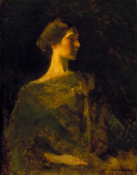 Alma by Thomas Wilmer Dewing