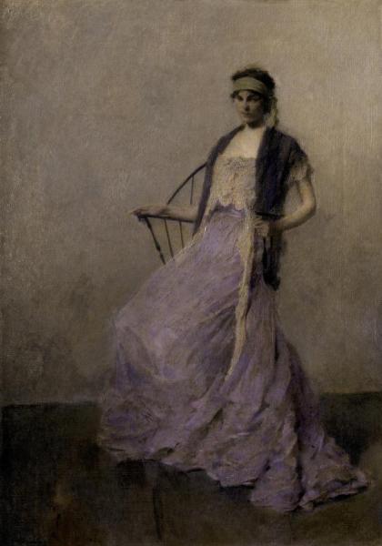 Iris by Thomas Wilmer Dewing