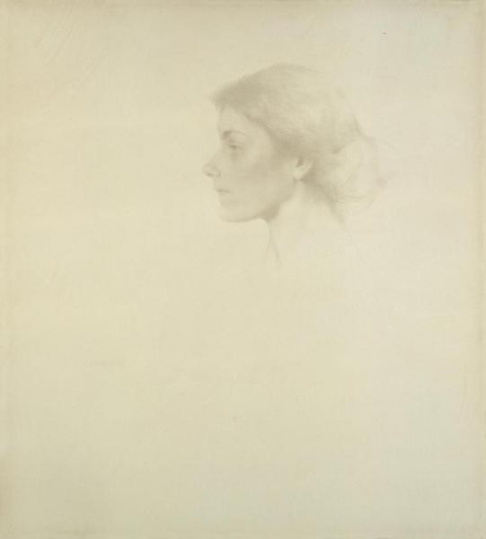 Portrait Of A Woman,1894 by Thomas Wilmer Dewing