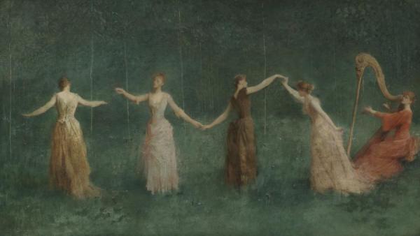 Summer, 1890 by Thomas Wilmer Dewing