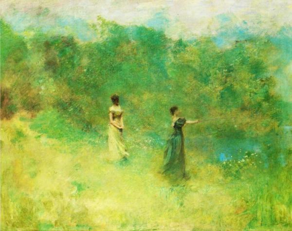 Summer by Thomas Wilmer Dewing Oil Painting Reproductions