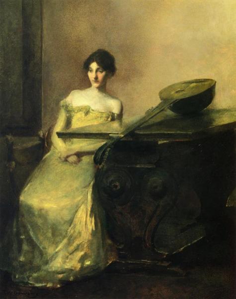Thomas Wilmer Dewing The Lute