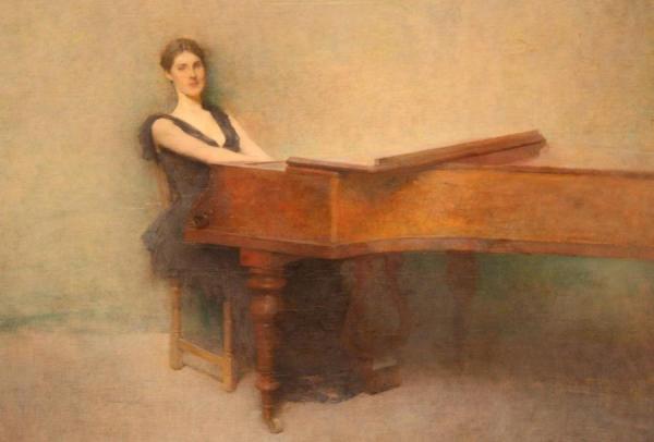 The Piano by Thomas Wilmer Dewing