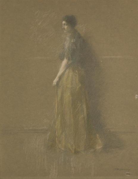 The Study, No. 122 by Thomas Wilmer Dewing