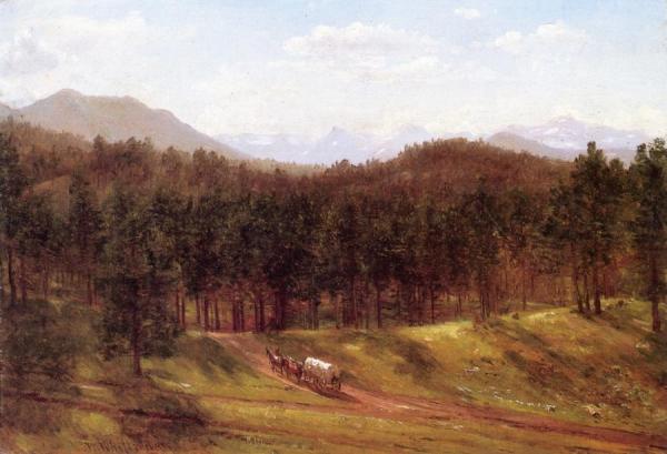 A Mountain Trail, Colorado by Thomas Worthington Whittredge