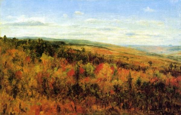 Autumn Landscape by Thomas Worthington Whittredge