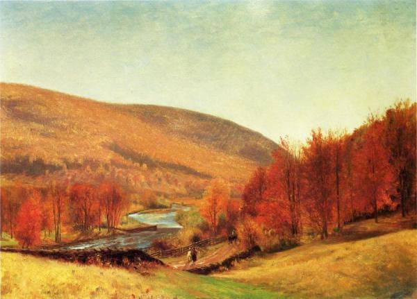 Autumn Landscape, Vermont by Thomas Worthington Whittredge