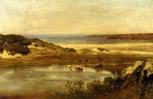 By The Sea, Newport, Rhode Island by Thomas Worthington Whittredge