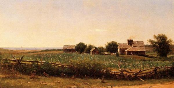 Farm By The Shore by Thomas Worthington Whittredge