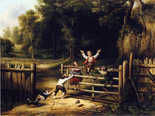 Happy As A King by Thomas Worthington Whittredge