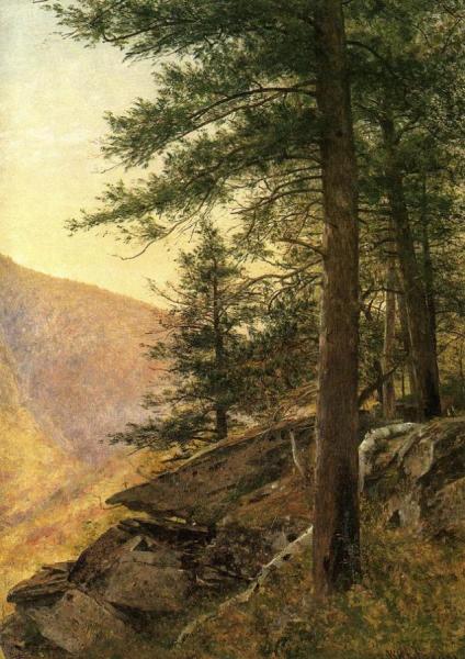 Hemlocks In The Catskills by Thomas Worthington Whittredge