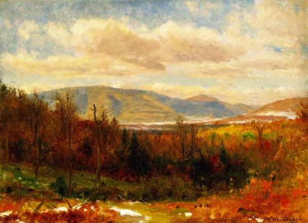 Hunter Mountain, First Snow by Thomas Worthington Whittredge Oil Painting Reproductions