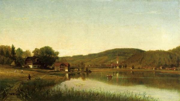 Lake Village by Thomas Worthington Whittredge