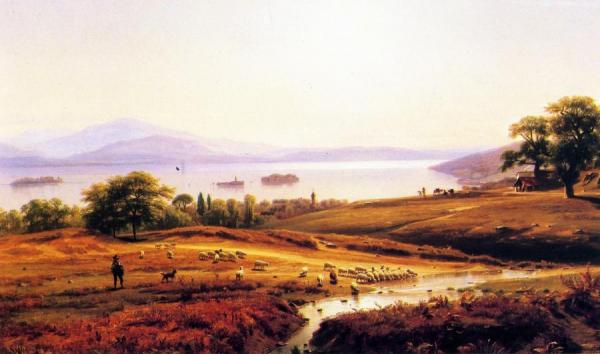 Morning On Lago Maggiore by Thomas Worthington Whittredge