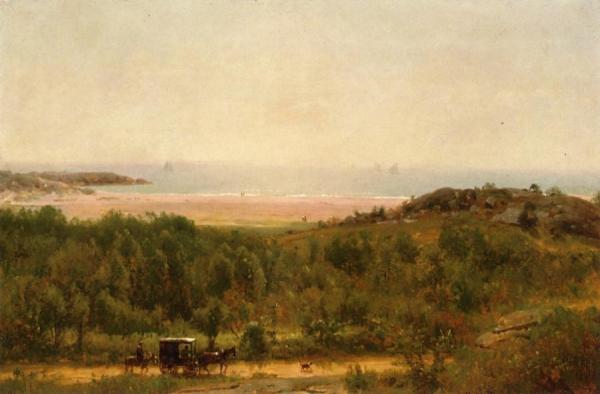 Newport Beach, Rhode Island by Thomas Worthington Whittredge