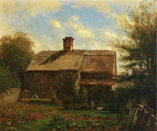 Old House, Newport by Thomas Worthington Whittredge