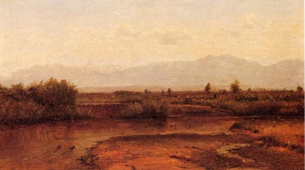On The Cache La Poudre River, Colorado by Thomas Worthington Whittredge