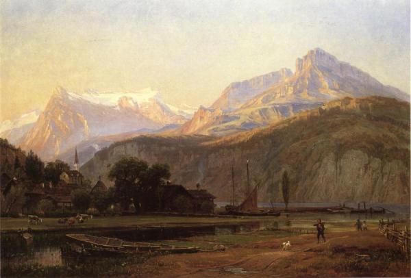 The Bay Of Uri, Lake Lucerne by Thomas Worthington Whittredge