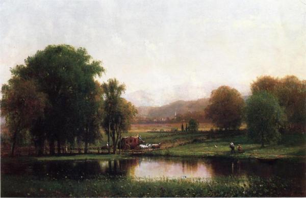 The Morning Stage by Thomas Worthington Whittredge